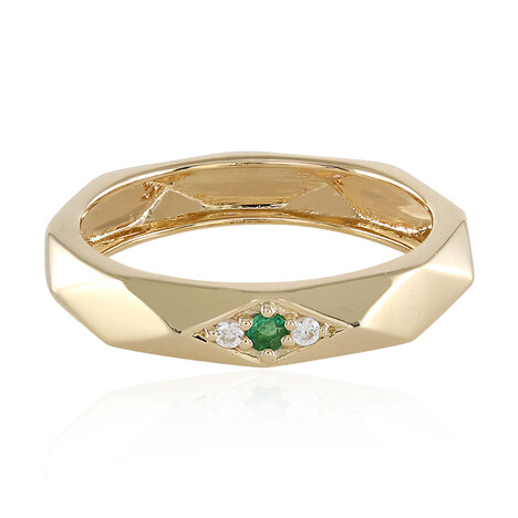 Bague en or et Emeraude de Russie (de Melo)