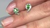 Pendientes en plata con Tsavorita Lemshuku
