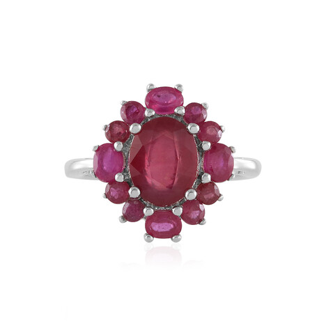 Madagaskar-Rubin-Silberring