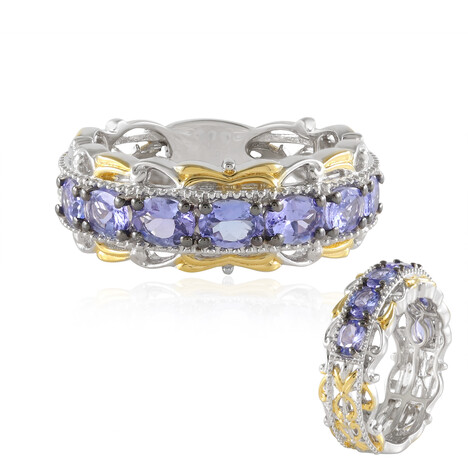 Anello in argento con Tanzanite (Gems en Vogue)