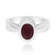 Bague en argent et Rubis