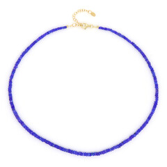 Collar en plata con Ópalo azul de Etiopía