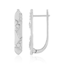 Pendientes en plata con Zircón (de Melo)