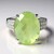 Anello in argento con Prehnite