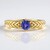 Anello in argento con Tanzanite