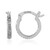 Weißer Topas-Silberohrringe