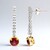 Orecchini in argento con Rubellite (Gems en Vogue)