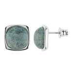 Orecchini in argento con Fuchsite (dagen)