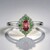 Anello in argento con Tormalina Rosa Nigeriana