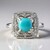 Anello in argento con Turchese
