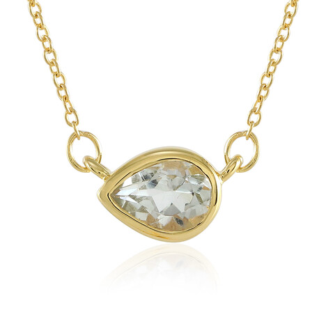 Grüner Amethyst-Silbercollier