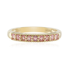 Anillo en plata con Turmalina rosa de Brasil