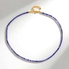 Collana in argento con Tanzanite