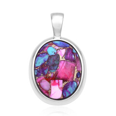 Ciondolo in argento con Mosaico turchese