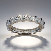 Bague en argent et Zircon