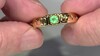 Anillo en plata con Esmeralda de Rusia