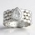 Anello in argento con Topazio Bianco
