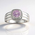 Anello in argento con Kunzite (Pallanova)