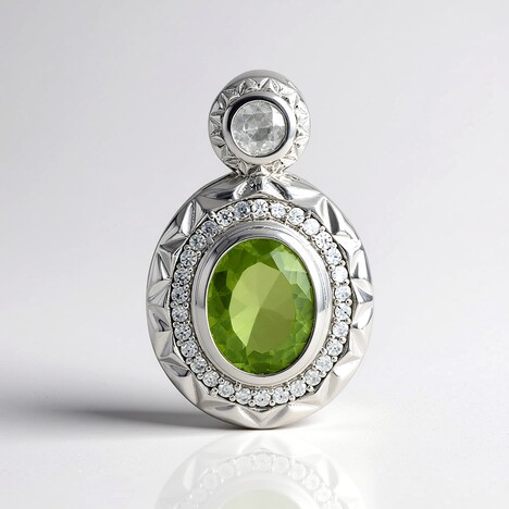 Ciondolo in argento con Peridoto (de Melo Essence)