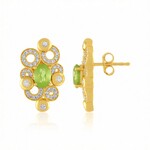Orecchini in argento con Peridoto (de Melo Essence)