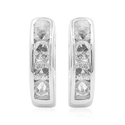 Pendientes en plata con Danburita