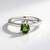 Bague en argent et Diopside de Russie