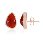 Orecchini in argento con Corniola (KM by Juwelo)