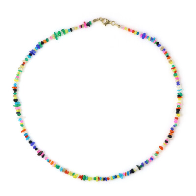 Collar en plata con Ópalo de Etiopía
