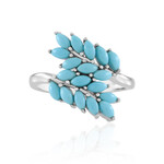 Anillo en plata con Turquesa bella durmiente (Faszination Türkis)