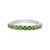 Bague en argent et Diopside de Russie