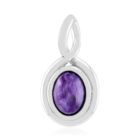 Ciondolo in argento con Charoite