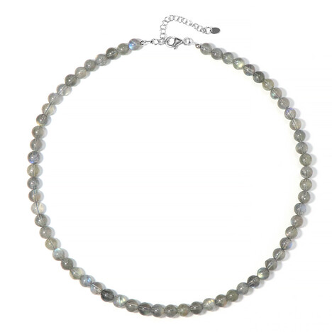 Labradorit-Silberhalskette