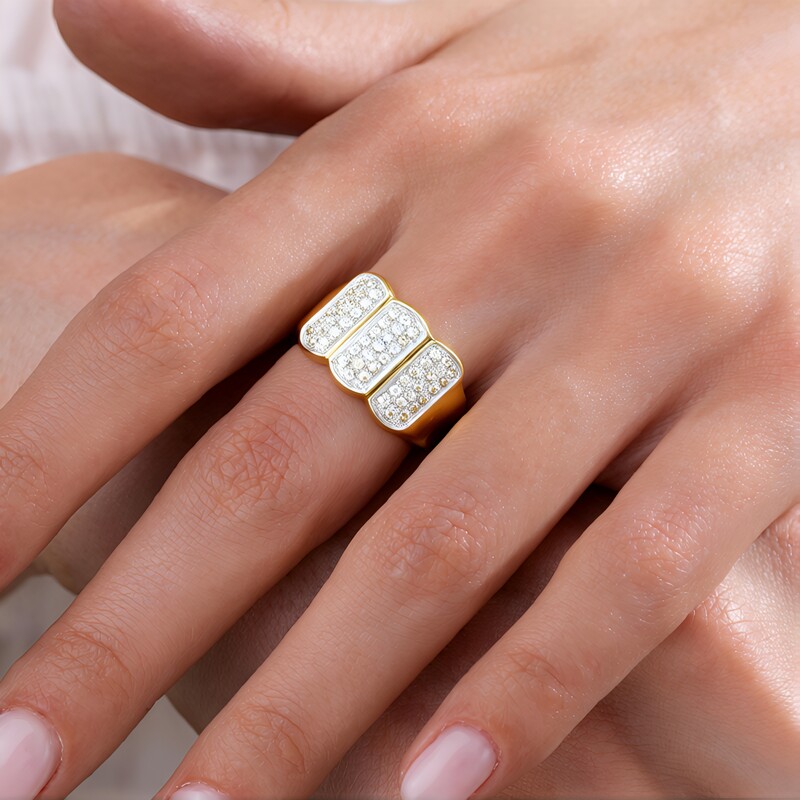 Anillo en plata con Zafiro blanco