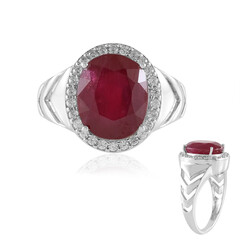 Anello in argento con Rubino del Madagascar (de Melo Essence)