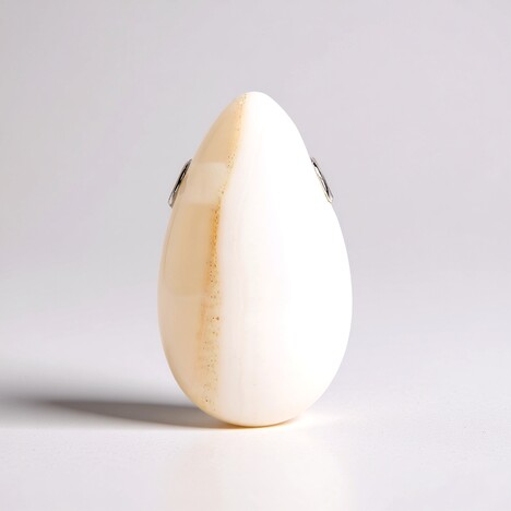 Ciondolo in argento con Agata Bianca (MONOSONO COLLECTION)