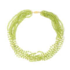 Collar en plata con Peridoto (Riya)