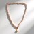 Collana in argento con Perla d'Acqua Dolce Arancione (TPC)