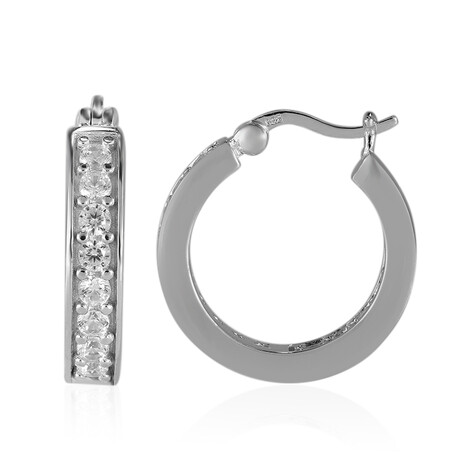 Zircon Silver Earrings