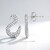 Orecchini in argento con Zircone (de Melo)