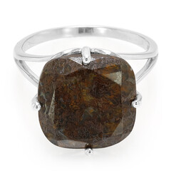 Bague en argent et Quartz Dinosaure