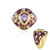 Lavendel-Amethyst-Silberring