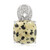Ciondolo in argento con Diaspro Dalmata