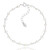 Bracciale in argento con Perla d'Acqua Dolce Bianca