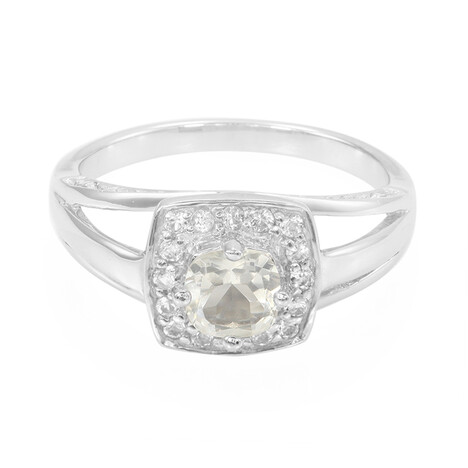 Bague en argent et Orthose