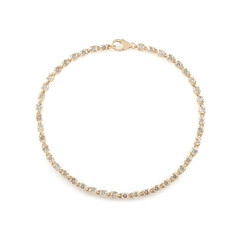 Gouden armband met I2 Bruine Diamanten