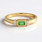 Anello in argento con Lemshuku Tsavorite