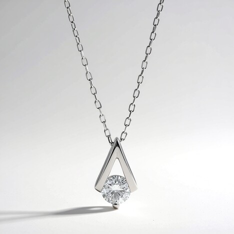 Collana in oro con Diamante SI1 (H) (CIRARI)