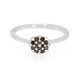 Fancy-Diamant-Silberring