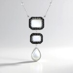 Collana in argento con Madreperla (Dallas Prince Designs)