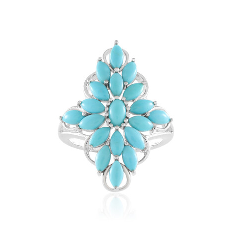 Zilveren ring met een Sleeping Beauty Turkoois (Faszination Türkis)